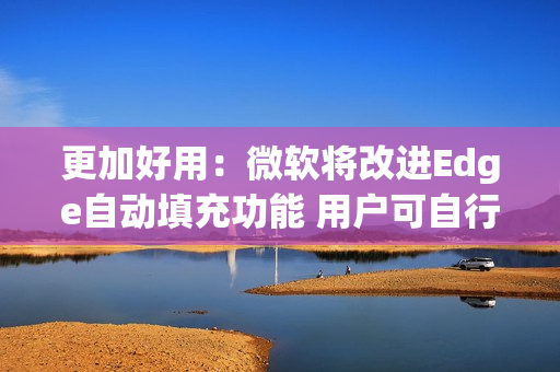 更加好用：微软将改进Edge自动填充功能 用户可自行选择