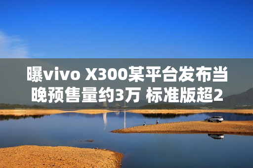 曝vivo X300某平台发布当晚预售量约3万 标准版超2万