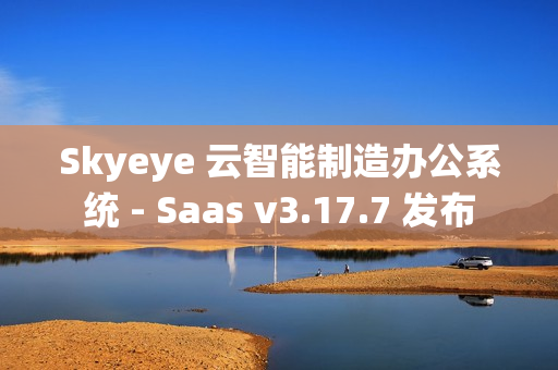 Skyeye 云智能制造办公系统 - Saas v3.17.7 发布