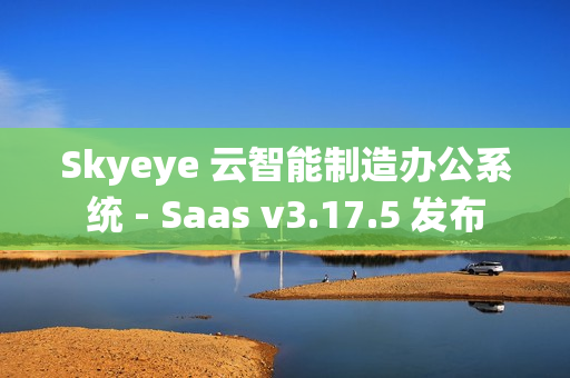 Skyeye 云智能制造办公系统 - Saas v3.17.5 发布
