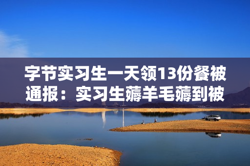 字节实习生一天领13份餐被通报：实习生薅羊毛薅到被开除！