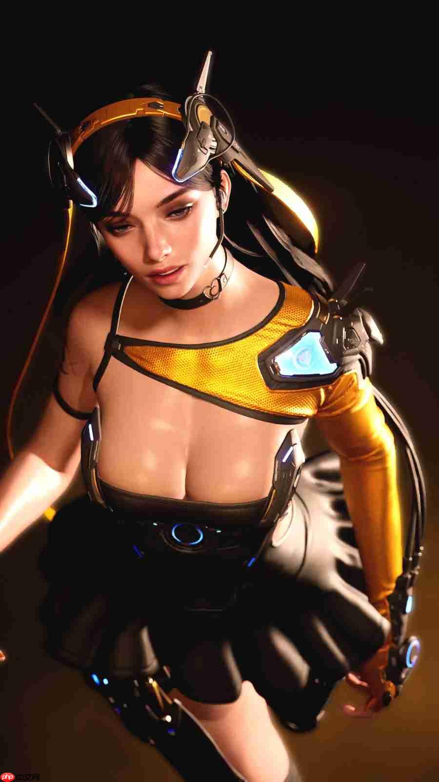 粉色连体服翘臀超性感！国外博主《剑星》伊芙新3D图