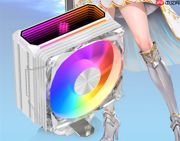 影驰星曜B6风冷散热器首发169元起：单塔六热管、无线镜顶盖