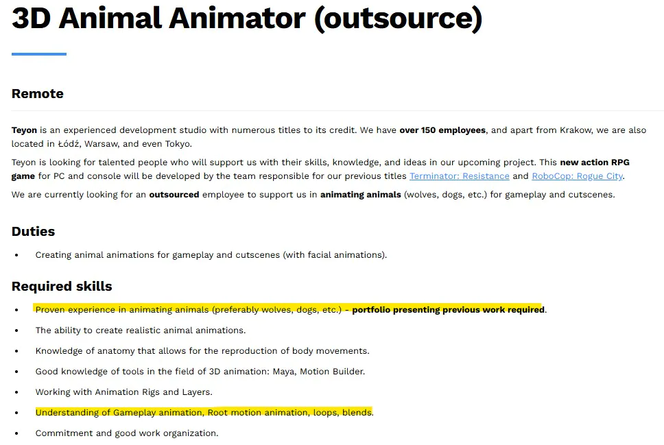 《机械战警:暴戾都市》开发商正打造一款动作RPG 可能是《第一滴血》