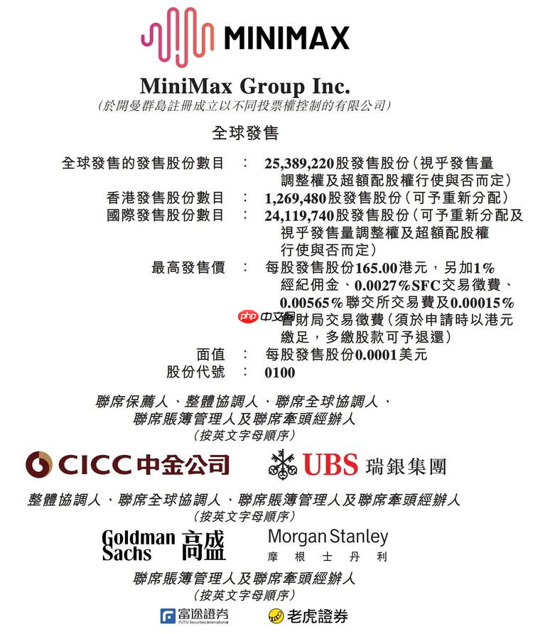 AI 大模型公司 MiniMax 启动港股招股，预计市值超 460 亿港元