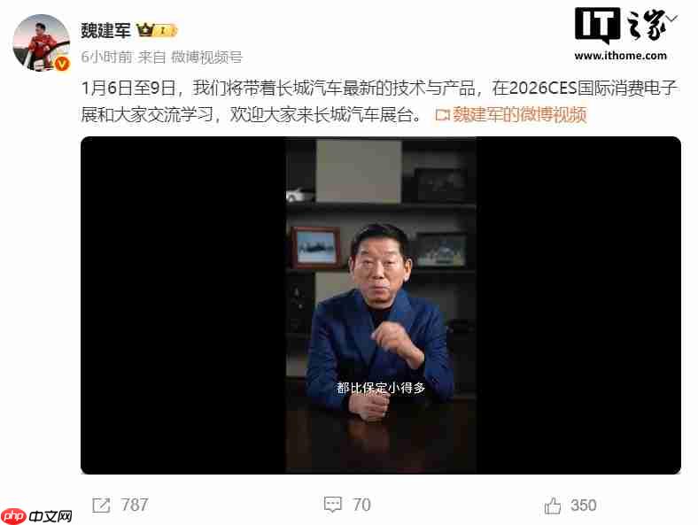 魏建军谈长城汽车为何不搬到一线城市:斯图加特、慕尼黑都比保定小得多