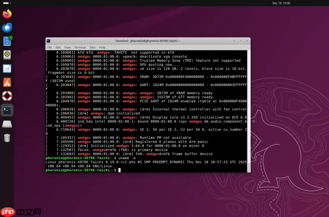 Linux 6.19 内核为旧 AMD GPU 带来约 30% 的显著性能提升