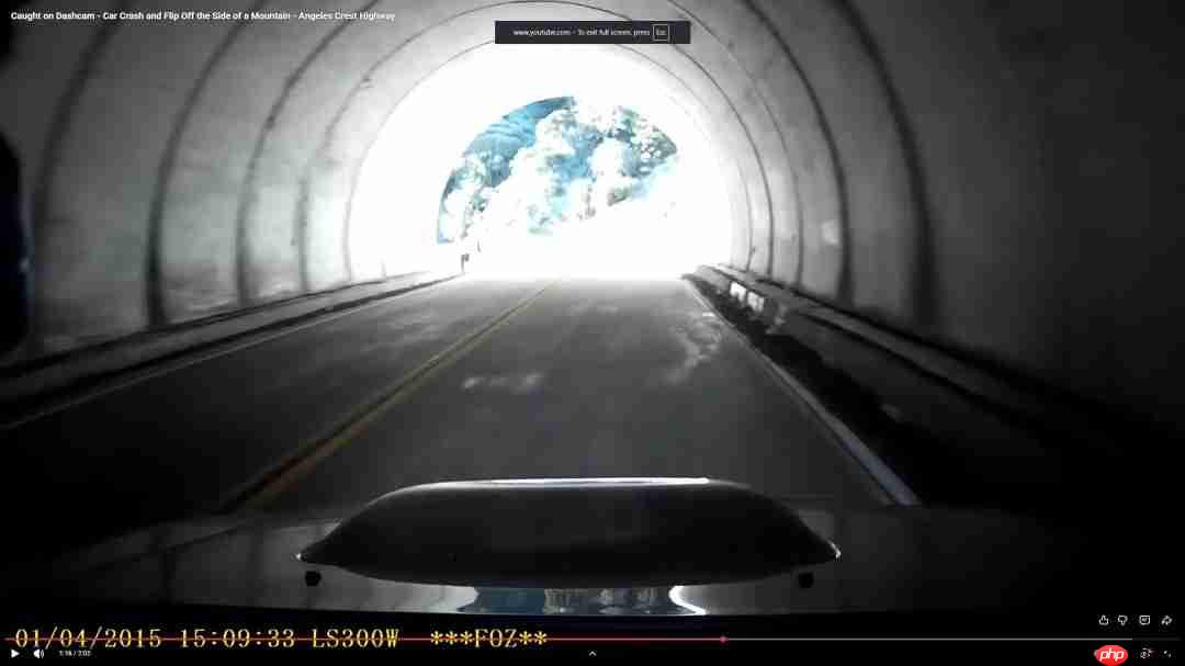 洛杉矶“死亡隧道”!网友开车还原Vince死亡时刻