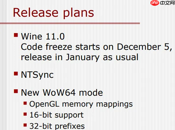 Wine 11.0-rc3 发布，Windows 应用兼容层