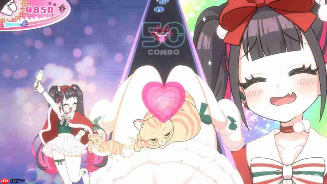 大腿音游《萌萌夹击》发布圣诞节DLC 在美少女的大腿中感受节日的气息