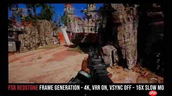 AMD FSR Redstone卡顿不是错觉!实测存在画面延迟、不稳定情况