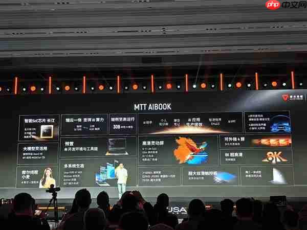 摩尔线程发布MTT AIBOOK笔记本:首发自研长江SoC!32GB+1TB售价9999元