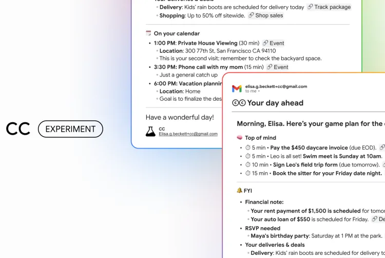 再也不用翻信找行程!Gmai推AI助理 用「CC」告诉你今天行程