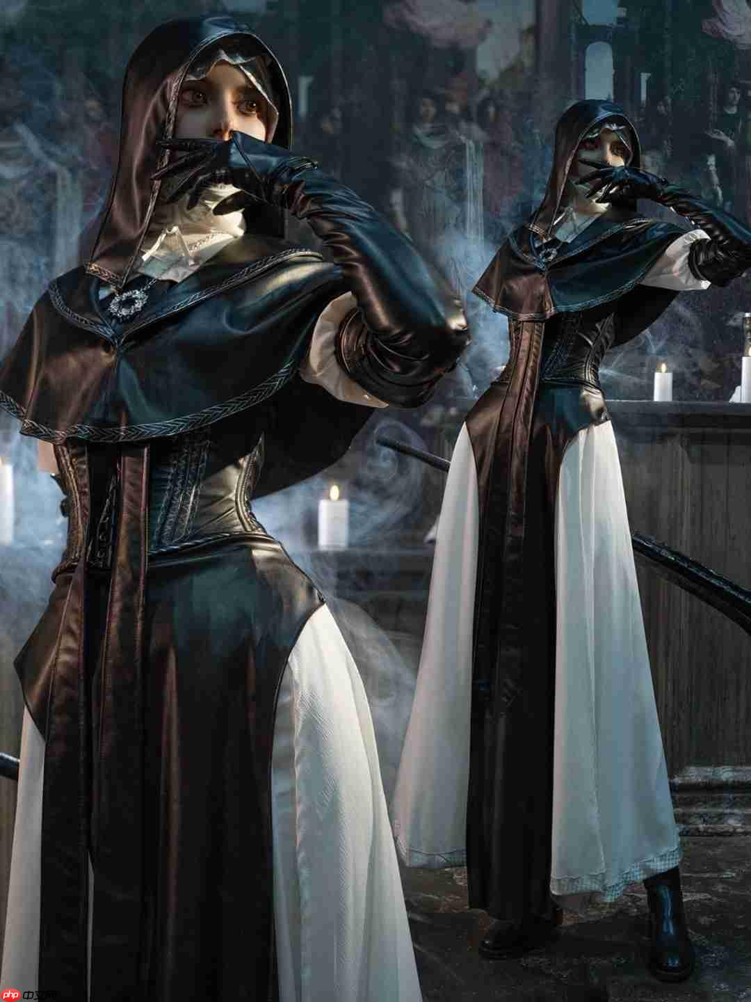 《艾尔登法环：黑夜君临》修女绝美Cos！纤细腰肢很性感