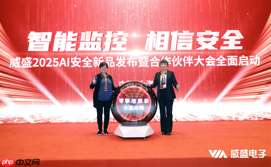 智能监控,相信安全!威盛电子2025新品发布暨伙伴大会圆满落幕!