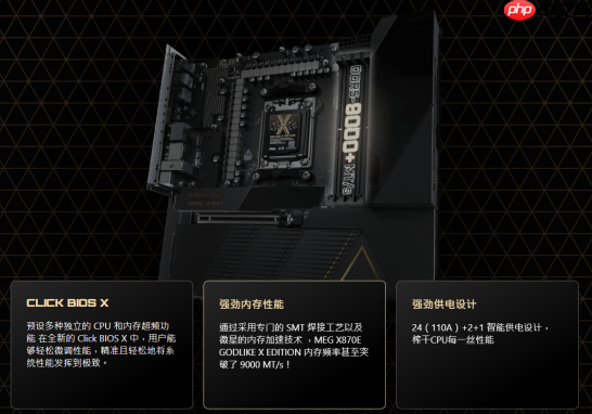 全球限量1000片！微星发布十周年限定MEG X870E GODLIKE X EDITION超神主板
