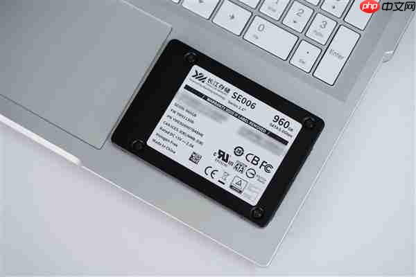 SATA SSD顶尖水平！长江存储SE006 960GB图赏