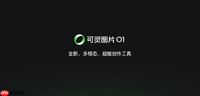 快手可灵图片 O1 模型全量上线