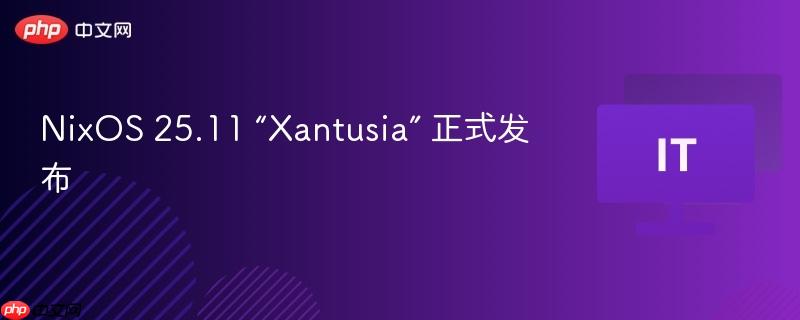nixos 25.11 “xantusia” 正式发布