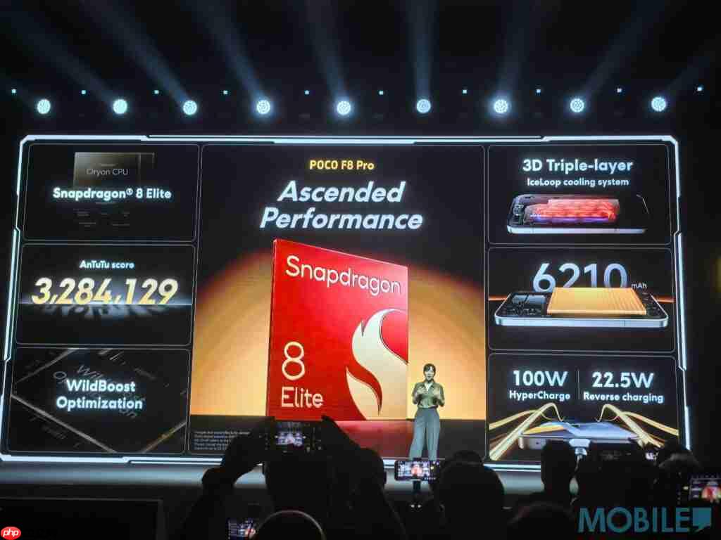 5 千唔有找 S8 Elite Gen 5，POCO F8 系列正式发表!