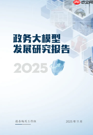 《政务大模型发展研究报告（2025年）》发布