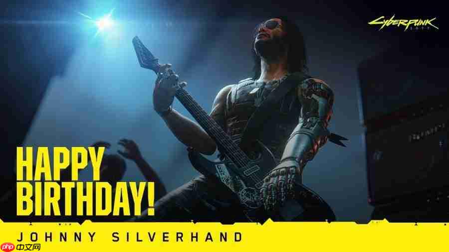 让我们烧了这座城市! CDPR为《赛博朋克2077》中的强尼·银手庆祝生日