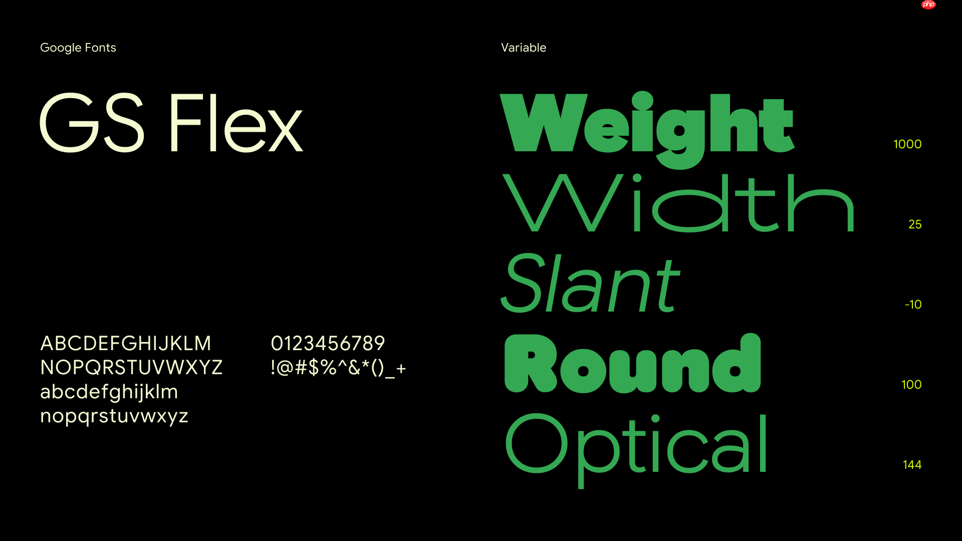 谷歌发布开源字体 Google Sans Flex，支持免费商用