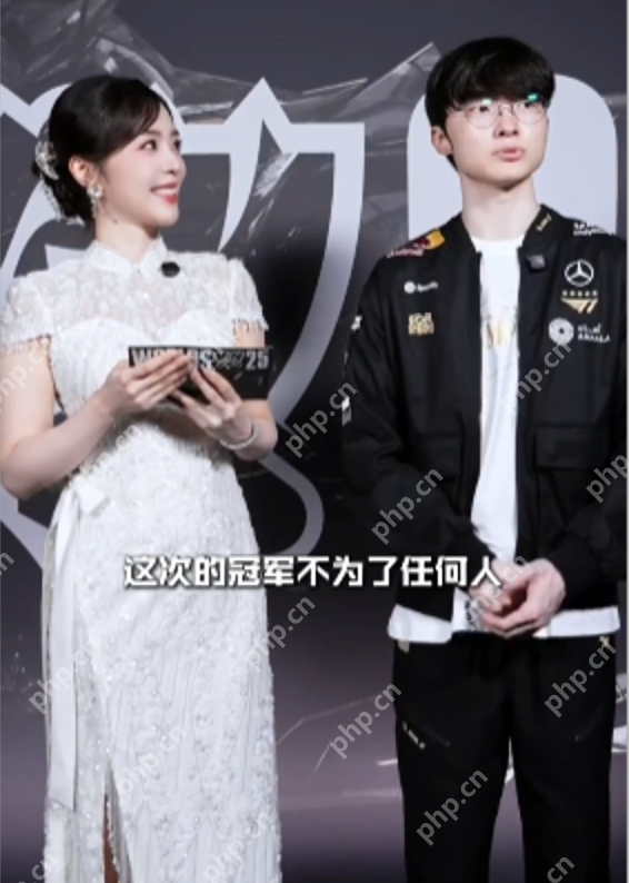 Faker说这一冠不为任何人：冠军皮肤还没定 - php中文网