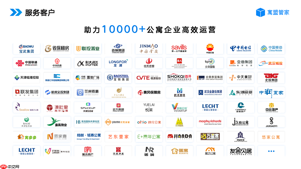 公寓管理系统哪个好用?2025年公寓管理系统软件五大主流厂商推荐