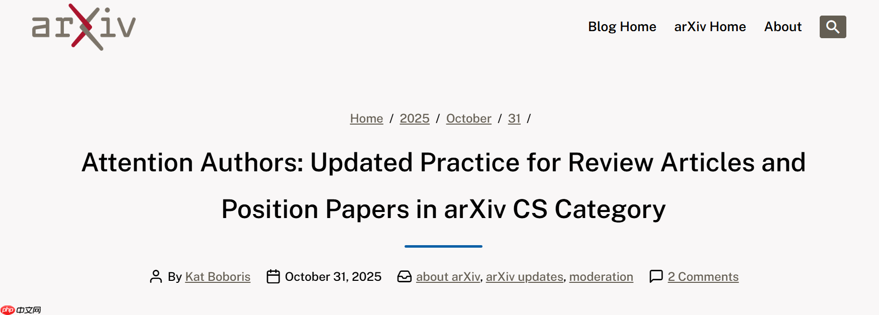 应对 ai 论文泛滥:arxiv cs 类别综述论文设“前置评审”门槛