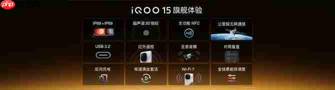 “性能超长板,全面无短板” iQOO 15正式发布,售价4199元起