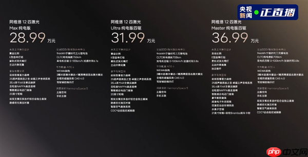 最原创的中国豪华轿车 阿维塔12四激光版上市：限时25.99万起