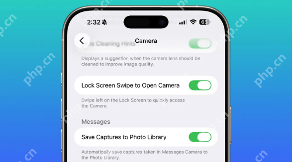 iOS 26.1 RC更新发布：新增“液态玻璃”开关，并可禁用锁屏相机滑动手势 - php中文网