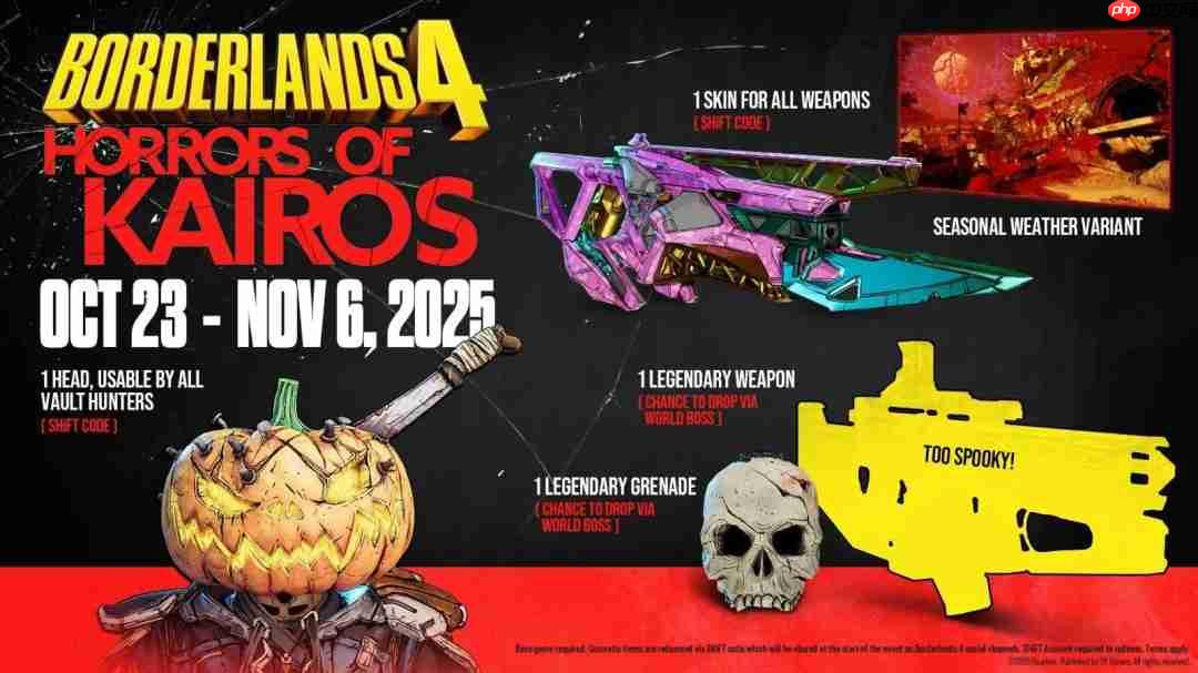 《无主之地4》限免活动“凯洛斯奇谭”现已开启！全新装扮和武器