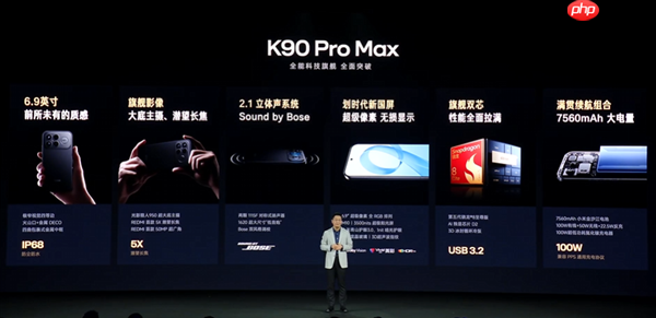 3999元起4K+通杀!REDMI K90 Pro Max发布:首发2.1三扬、潜望长焦