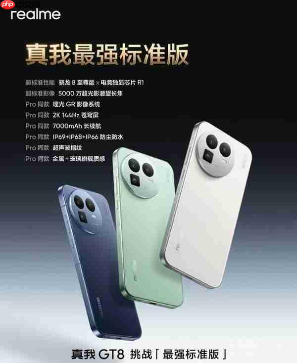 真我GT8系列亮点全解析：标准版越级满配 Pro版打造街拍神器