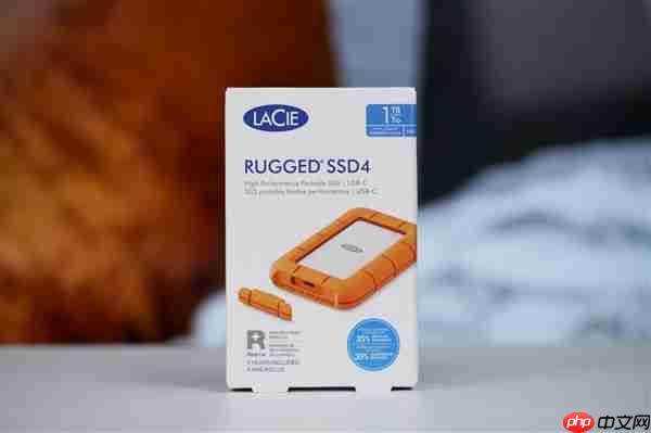 支持雷电5!希捷LaCie Ruggged SSD4 1TB固态硬盘图赏