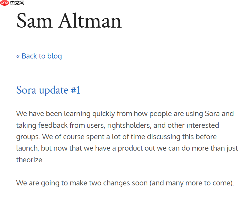 OpenAI 收紧 Sora 监管,承诺加强防范 AI 深伪内容