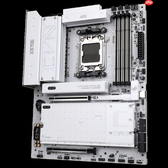 七彩虹上线首款X870E主板:带5个M.2的CVN X870E Ark Frozen