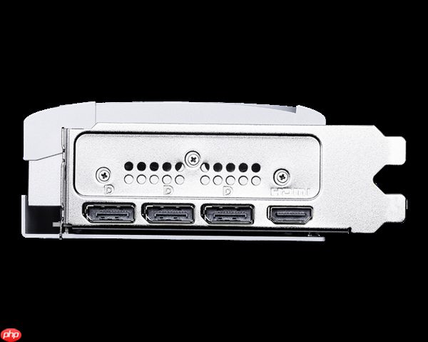 微星首款背插显卡发布：纯白、看不到一根线