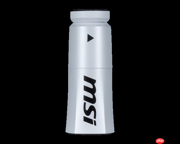 微星首款背插显卡发布：纯白、看不到一根线