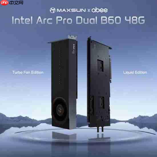 intel双gpu 48gb显卡上水冷:四卡轻松192gb