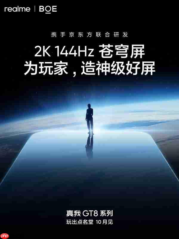 真我GT8标准版正式官宣 徐起：挑战最强标准版