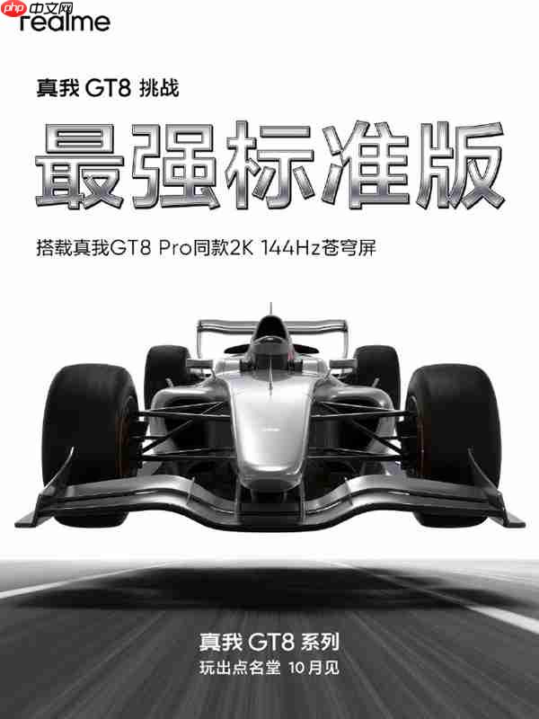 真我GT8标准版正式官宣 徐起：挑战最强标准版