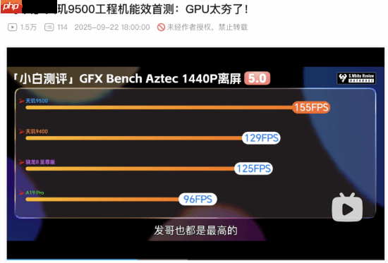 天玑9500性能之王!GPU登顶 光追跨越式飞跃