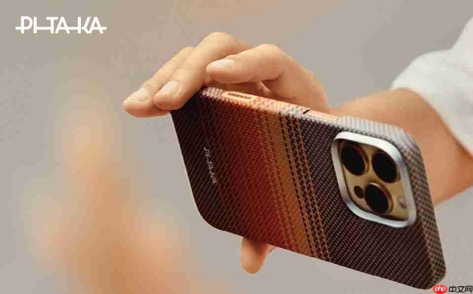 PITAKA自研PitaTap™拍照按键,重新定义手机壳交互体验