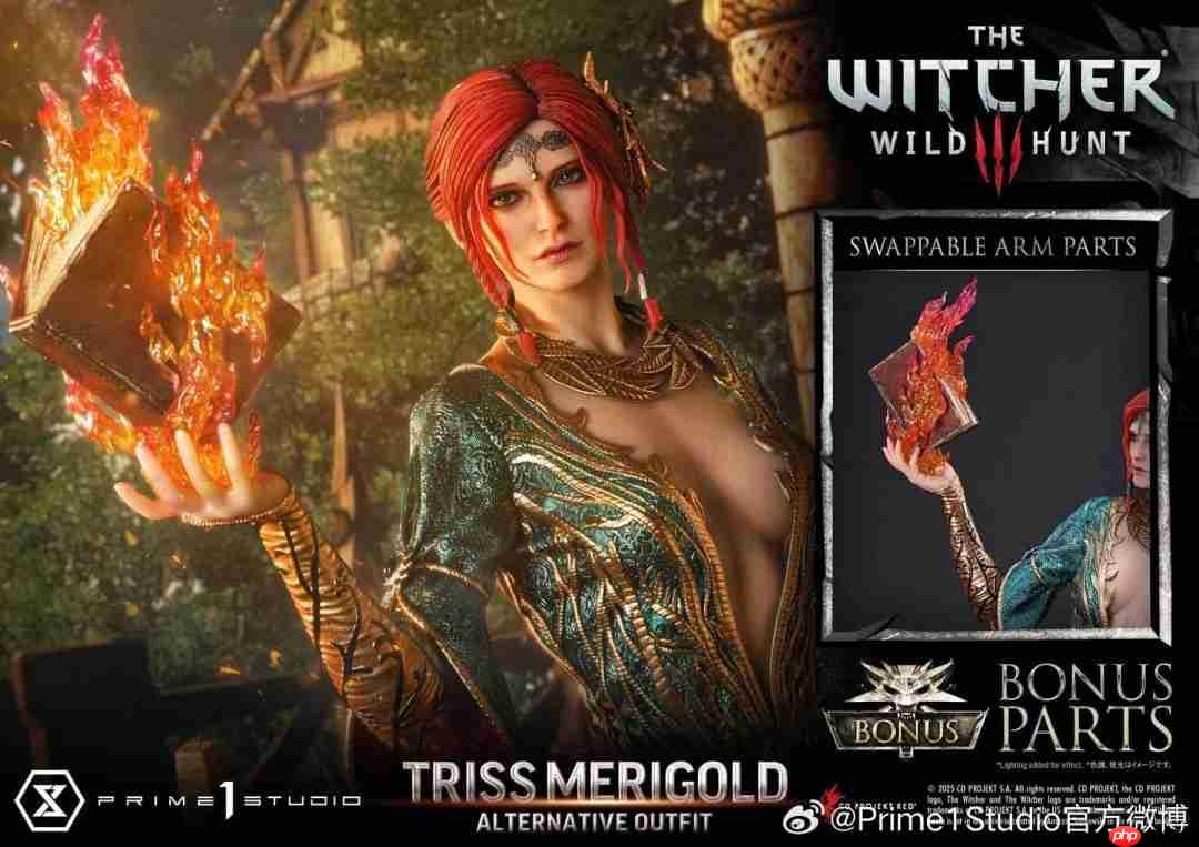 《巫师3》特莉丝雕像开启预约:肌肤细腻 柔美逼真