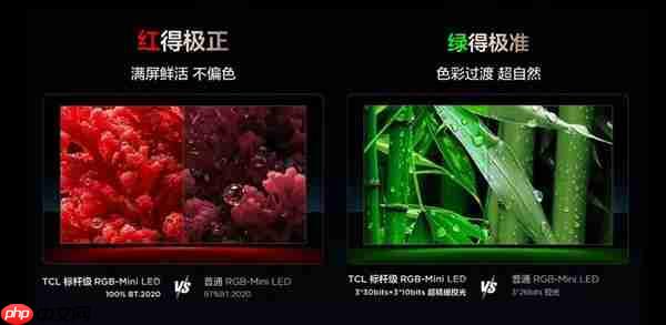 TCL华星供屏TCL Mini LED电视新品系列  硬核实力筑就画质新巅峰