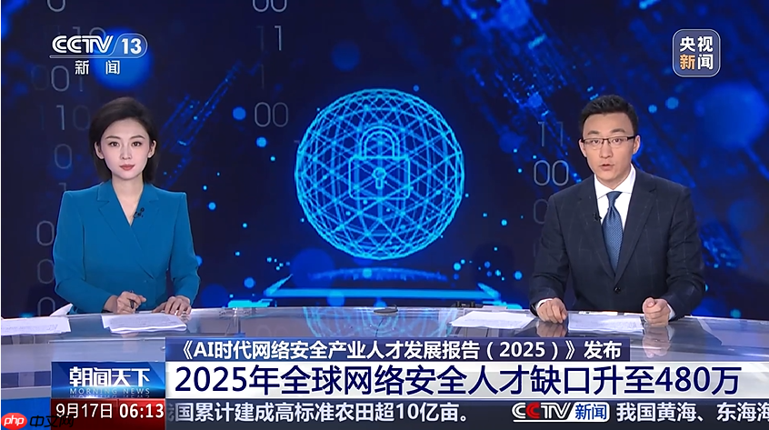 全球网络安全人才缺口达 480 万