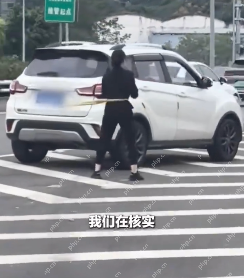 重庆一女子在高架桥上转呼啦圈 当地交警:会批评教育 - php中文网